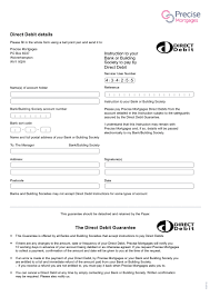 [UPLFM-0046] Direct Debit Form, 135 Grm matt finish 